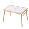 VEVOR Sensory Table for Toddlers, Kids Activity Table with 3 Foldable Storage Bins & Paper Roll Holder, Indoor/Outdoor Play Sand and Water Table, Wooden Kids Sensory Drawing Table, Gift for Boys Girls