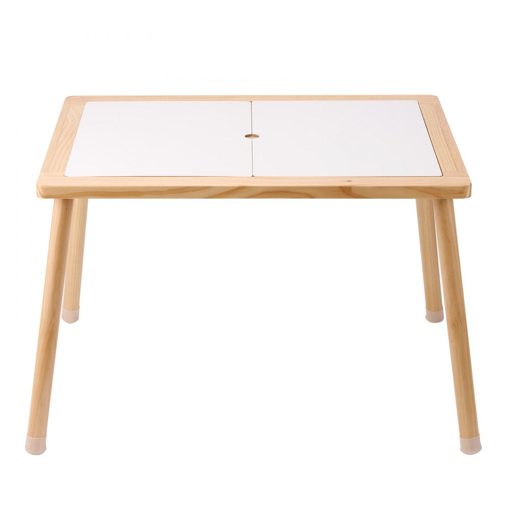 VEVOR Sensory Table for Toddlers, Kids Activity Table with Double-Sided Tabletop & Non-Slip Feet, Indoor/Outdoor Play Activity Table, Wooden Sensory Table for Drawing Studying, Ideal Gift for Boy Girl