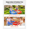 VEVOR Sensory Table for Toddlers, Kids 2-Station Sand and Water Adjustable Play Table with Detachable Storage Bins and Non-Slip Feet, Carbon Steel Frame, Rounded Corners, for Boys and Girls Exploring