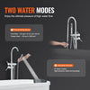 VEVOR Freestanding Bathtub Faucet, Floor Mount, Freestanding Tub Filler, Shower Mixer Taps, Two Water Modes, 360° Swivel Spout, for Bathing & Showering Pet Bathing Cleaning Drains Toilet Flushing