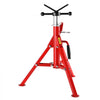 VEVOR V Head Pipe Stand 1/8-12 inch Capacity, Adjustable Height 24-42 inch, Pipe Jack Stands 2500 lbs Load Capacity, Portable Folding Pipe Stands, Carbon Steel Body More Durable
