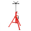 VEVOR V Head Pipe Stand 1/8-12 inch Capacity, Adjustable Height 28-52 inch, Pipe Jack Stands 2500 lbs Load Capacity, Portable Folding Pipe Stands, Carbon Steel Body More Durable