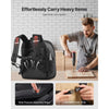 VEVOR Tool Backpack, 49 Pockets, Heavy-duty Tools Storage Organizer Work Bags with Laptop Compartment & Reinforced Fabric Base, Electrician Jobsite Backpack for Electrician, Repairman