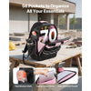 VEVOR Tool Backpack, 56 Pockets, Heavy-duty Tools Storage Organizer Work Bags with Laptop Compartment & Molded Base, Electrician Jobsite Backpack for Electrician, Repairman, and HVAC Techs