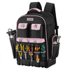 VEVOR Tool Backpack, 56 Pockets, Heavy-duty Tools Storage Organizer Work Bags with Laptop Compartment & Molded Base, Electrician Jobsite Backpack for Electrician, Repairman, and HVAC Techs