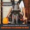 VEVOR Tool Belt with Suspenders 1680D Polyester, 29 Pockets, 29-54 inches Adjustable Waist Size, Tool Belts for Men, Heavy Duty Carpenter Tool Pouch for Carpenters, Electricians, and Gardening, Black