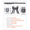 VEVOR Tool Belt, 22 Pockets Tool Pouch with Suspenders for Men, Heavy Duty Adjustable Utility Belt Bag Suspenders for Electrician, Carpenter, Construction, Work Apron Organizer Waist Adjust 32 to 68in