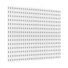 VEVOR Pegboard Combination Kit, 11" x 11" Plastic Pegboard, 4 Panels, Peg Board Wall Organizer Kit with Accessories, for Garage Tool Storage Kitchen Living Room Craft Room Office Bathroom Home, White
