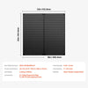 VEVOR Metal Pegboard Panels, 32" x 16" Pegboard, 2 Panels, Heavy Duty Steel Peg Board Wall Organizer, for Living Room Garage Tool Storage Workbench Office Organization Craft Room Kitchen Home, Black