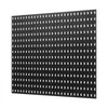 VEVOR Pegboard Combination Kit, 11" x 11" Plastic Pegboard, 4 Panels, Peg Board Wall Organizer Kit with Accessories, for Garage Tool Storage Kitchen Living Room Craft Room Office Bathroom Home, Black