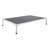 VEVOR Elevated Dog Bed for Large Dogs, Portable Raised Dog Cot with Aluminum Tube Metal Frame and Breathable Textilene Mesh, Indoor & Outdoor Pet Cooling Raised Hammock Bed, XL, Gray