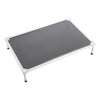 VEVOR Elevated Dog Bed for Large Dogs, Portable Raised Dog Cot with Aluminum Tube Metal Frame and Breathable Textilene Mesh, Indoor & Outdoor Pet Cooling Raised Hammock Bed, XL, Gray