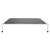 VEVOR Elevated Dog Bed for Large Dogs, Portable Raised Dog Cot with Aluminum Tube Metal Frame and Breathable Textilene Mesh, Indoor & Outdoor Pet Cooling Raised Hammock Bed, XL, Gray