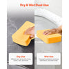 VEVOR Scrub Sponge, 6-Pack Non-Scratch Cleaning Sponges for Home, Bathroom & More, Zero Scratch Dish Scrubber, Large Household Scrubbing Sponges, Friendly to Tiles, Marble, Glass and Other Surfaces