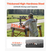 VEVOR Deer Blind Brackets, Outdoor 3.6x3.6 Platform Bracket, Fit 3.5x3.5 In / 88.9x88.9 mm Lumber, 2204lbs/1000kg Capacity Steel Elevator Brackets for Deer Stand, Hunting Blinds, Shooting Shack, 4 Pcs