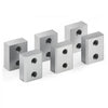 VEVOR Rebar Cutter Blades, 6 Pcs Replacement Jaw Blades for 1-1/8 Inch 28mm #9 Electric Rebar Cutter, Double-sided, CR12MOV High-Hardness Steel, Fast Efficient with Screws and Spring Washer