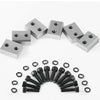 VEVOR Electric Rebar Cutter Blade, 6 PCS 16mm(5/8 Inch) Cutting Diameter, HRC58-60 Hard Hydraulic Rebar Blade Replacement Jaw Blades with 12 Hexagon Screw and 12 Spring Washer, for Model RC-16