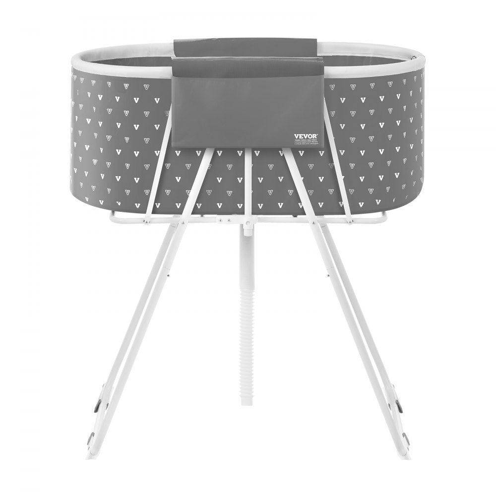 VEVOR Portable Dog Bathtub, Elevated & Foldable Space-saving Pet Shower Station with Efficient Drainage, Bathing Tub for Washing & Grooming Small and Medium Size Dogs and Cats Indoor & Outdoor, Grey