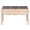 VEVOR Raised Garden Bed, 3.9 x 1.9 x 2.5 ft Wooden Planter Box, Elevated Outdoor Planting Boxes with Legs, for Growing Flowers/Vegetables/Herbs in Backyard/Garden/Patio/Balcony, Burlywood