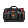 VEVOR Tool Bag, 16.1 Inch, 33-Pocket Portable Large Tool Box Organizer Storage, Toolbox with Water-Resistant Base, Zipper, Adjustable Shoulder Strap Toolbag, for Men Women Dad Husband Fathers Day