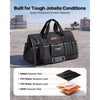 VEVOR Tool Bag, 20 Inch, 33-Pocket Portable Large Tool Box Organizer Storage, Toolbox with Big Zipper, Adjustable Shoulder Strap, Water-Resistant Carry Toolbag, for Men Women Dad Husband Fathers Day