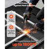 VEVOR Welding Blanket, 4 x 6 FT Silicone Coated Fiberglass Welding Blanket, Up to 1800°F Heat Resistant Safety Protection Blankets, Flame Retardant Fireproof Insulation Mat with Metal Grommets
