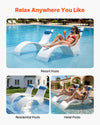 VEVOR pool lounge chairs relax anywhere you like resort residential hotel pools infographic
