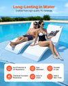 VEVOR pool lounge chairs (set of 2) - long-lasting in water, PE material, UV and chemical resistance
