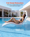 VEVOR in-pool chaise lounger - ergonomic S-shaped design, seamless surface, 26.6 in width