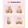 VEVOR Silicone Butts, 100% Silicone Hip Enhancer Shapewear Panty, Fake Buttock Enhancers Pants for Crossdresser, Transgender, Cosplay, Drag Queen (Brown)