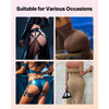 VEVOR Silicone Butts, 100% Silicone Hip Enhancer Shapewear Panty, Fake Buttock Enhancers Pants for Crossdresser, Transgender, Cosplay, Drag Queen (Brown)
