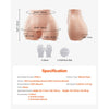 VEVOR Silicone Butts, 100% Silicone Hip Enhancer Shapewear Panty, Fake Buttock Enhancers Pants for Crossdresser, Transgender, Cosplay, Drag Queen (Brown)
