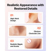 VEVOR Silicone Bodysuit, D-Cup Silicone Breastplate for Crossdressers, Realistic Silk Cotton-Filled Fake Boobs Breast Forms for Transgender Cosplay Drag Queen, Nude