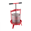 VEVOR 3.69 Gal/14L Fruit Wine Press, Stainless Steel Basket with Cross-beam and Triangular Structure, Manual Juice Maker, Cider Apple Grape Tincture Making Press with T-Handle for Kitchen Home