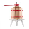VEVOR 3.2 Gal/12L Fruit Wine Press, Solid Wood Basket with 8 Blocks, Heavy Duty Manual Juice Maker, Cider Apple Grape Tincture Honey Olive Oil Making Press with Handle for Kitchen, Home