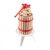 VEVOR 1.6 Gal/6L Fruit Wine Press, Solid Wood Basket with 8 Blocks, Heavy Duty Manual Juice Maker, Cider Apple Grape Tincture Honey Olive Oil Making Press with Handle for Kitchen, Home