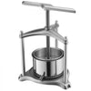 VEVOR Fruit Wine Press, 0.8 Gallon/3L, Stainless Steel Manual Juice Maker with Powerful T-Shaped Handle, Juice Making for Apple/Grape/Orange/Berry, Cheese/Tincture/Herbal Press, for Kitchen Home