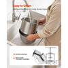 VEVOR Fruit Wine Press, 1.6 Gallon/6L, Stainless Steel Manual Juice Maker with Powerful T-Shaped Handle, Juice Making for Apple/Grape/Orange/Berry, Cheese/Tincture/Herbal Press, for Kitchen Home