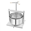 VEVOR 3.17 Gal/12L Fruit Wine Press, 2 Stainless Steel Barrels, Manual Juice Maker, Cider Apple Grape Tincture Honey Olive Oil Making Press with Triangular Handle for Outdoor Kitchen Home