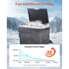 VEVOR 63.4QT/60L car refrigerator rapid cooling performance graphic
