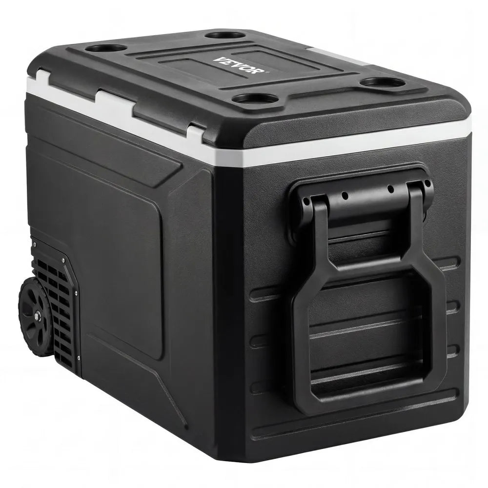 VEVOR 12 Volt Refrigerator, 82.4 QT/ 78L Car Fridge, Portable Electric Freezer Compressor with Handle, APP Control and Wheel, 12V/24V DC 100-240V AC, -4℉ to 68℉, for Truck Van RV SUV Travel Camping