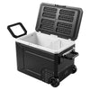 VEVOR 12 Volt Refrigerator, 82.4 QT/ 78L Car Fridge, Portable Electric Freezer Compressor with Handle, APP Control and Wheel, 12V/24V DC 100-240V AC, -4℉ to 68℉, for Truck Van RV SUV Travel Camping