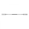 VEVOR 4FT Barbell Bar, Fits 2-Inch Weight Plates, Chrome Plated Barbell Bar with Knurled Grip for Strength Training, Weightlifting, Squat, Deadlift, Bench Press, Curl, Overhead Press, 500lbs Capacity