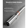 VEVOR 6FT Barbell Bar, Fits 2-Inch Weight Plates, Chrome Plated Barbell Bar with Knurled Grip for Strength Training, Weightlifting, Squat, Deadlift, Bench Press, Curl, Overhead Press, 500lbs Capacity