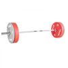 VEVOR 6FT Barbell Bar, Fits 2-Inch Weight Plates, Chrome Plated Barbell Bar with Knurled Grip for Strength Training, Weightlifting, Squat, Deadlift, Bench Press, Curl, Overhead Press, 500lbs Capacity