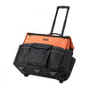 VEVOR Rolling Tool Bag, 110 lbs Load Capacity, 27 Pockets Heavy Duty Roller Tool Bag on Wheels, Adjustable Telescoping Handle & Stable Base, Toolbag Organizers with Wheels for Construction, Mechanic