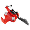 VEVOR Heavy-Duty Pipe Chain Vise, 1/2" - 8" Pipe Capacity, 34.6" Rugged Chain & Cast Iron Base, Industrial-Grade Pipe Clamping for Plumbing, Automotive Repairs, Metalworking