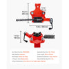 VEVOR Heavy-Duty Pipe Chain Vise, 1/4" - 6" Pipe Capacity, 28" Rugged Chain & Cast Iron Base, Industrial-Grade Pipe Clamping for Plumbing, Automotive Repairs, Metalworking
