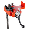 VEVOR Heavy-Duty Pipe Chain Vise, 1/4" - 6" Pipe Capacity, 28" Rugged Chain & Cast Iron Base, Industrial-Grade Pipe Clamping for Plumbing, Automotive Repairs, Metalworking