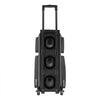VEVOR Bowling Ball Bag, 3 Ball Double Roller Bowling Bag with Wheels, Featuring a Separate Compartment for Shoes (Up To US Size 16) & Oversized Accessory Pocket, Retractable Handle Extends to 41.34 in